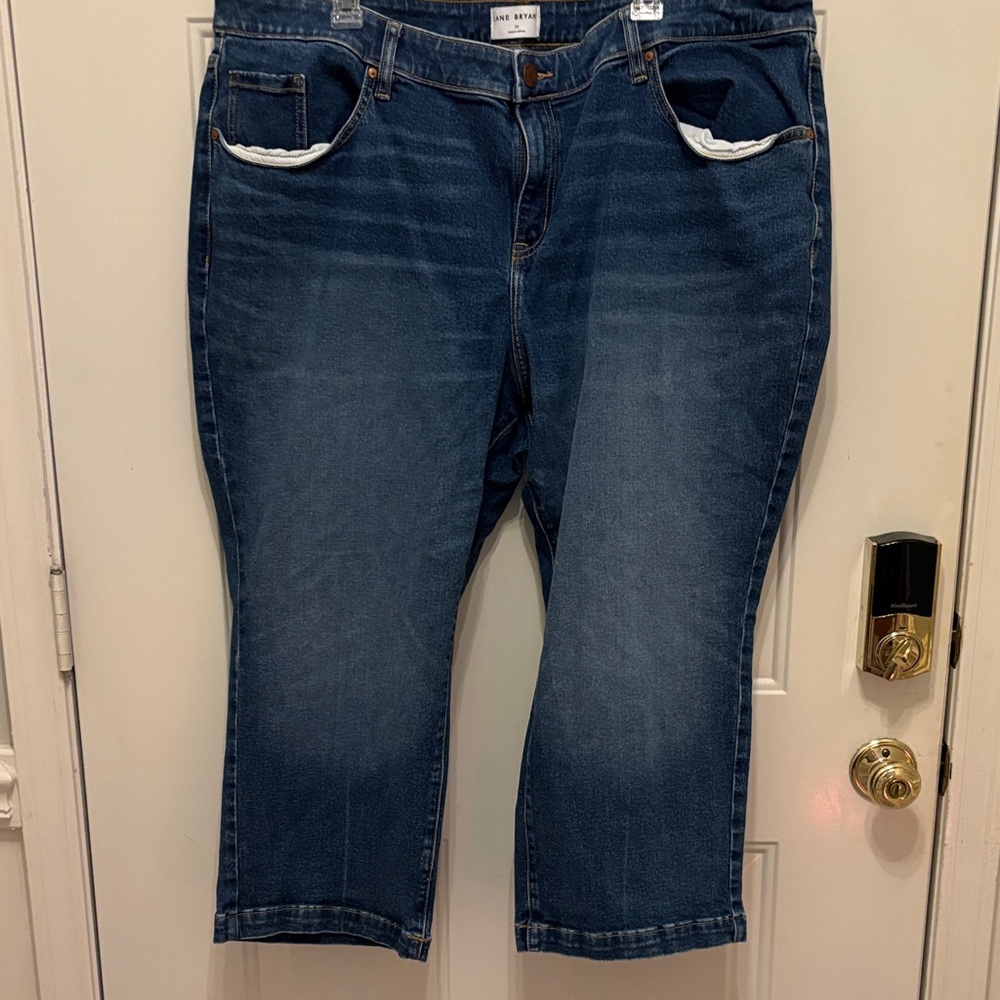 Lane Bryant Dark Blue Boyfriend Jeans